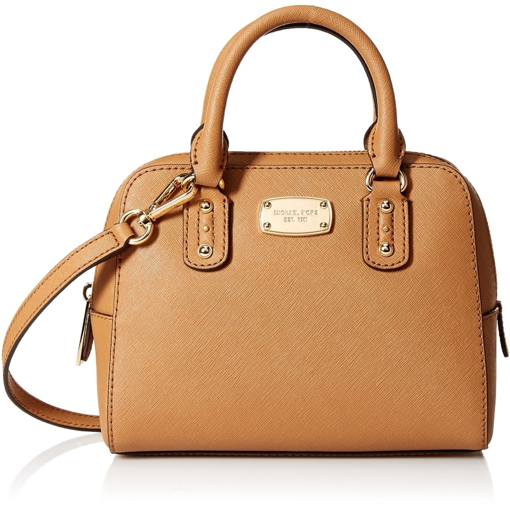 Michael Kors Small Saffiano Leather Satchel Purse